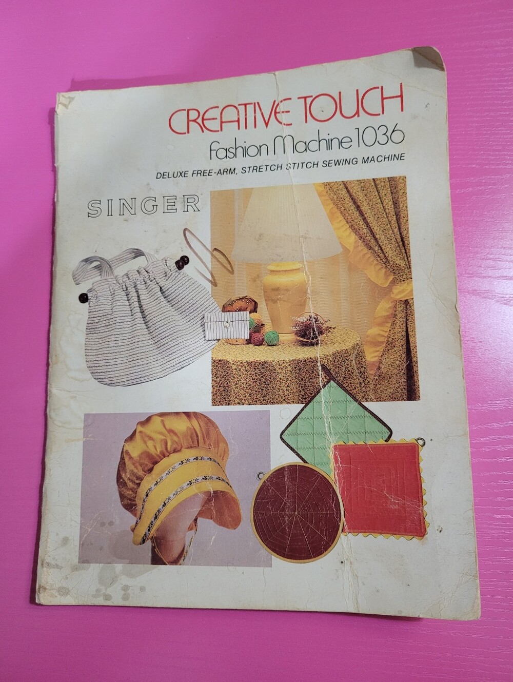 Singer Creative Touch Fashion Machine 1036 Sewing Machine Booklet (1799)